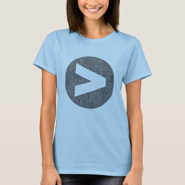 Greater Than Logo Fitted T-Shirt (Front)