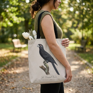Greater Vasa Parrot, Coracopsis Vasa Illustration Tote Bag