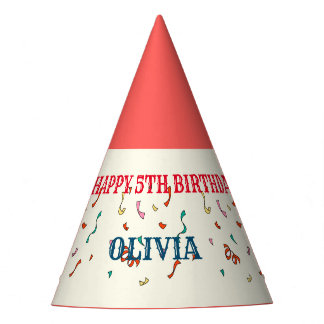 GREATEST 5TH Birthday Party Circus THEME Party Hat