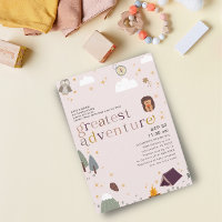 Greatest Adventure Girl Soft Pink Baby Shower