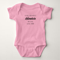 Greatest Adventure Infant Outfit- Announcement