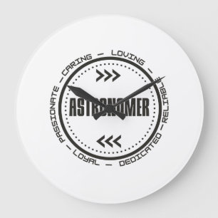 Greatest Astronomer Large Clock
