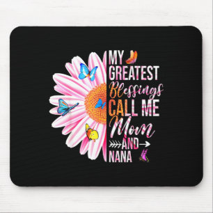 Greatest blessings call mum and nana happy motherG Mouse Mat