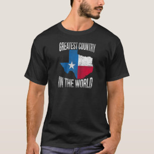 Greatest Country In The World Texas Raglan T-Shirt