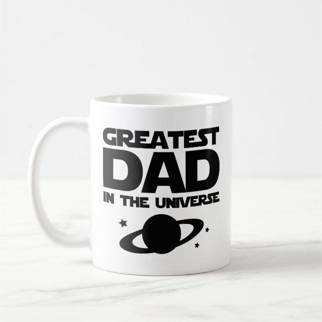 Greatest Dad In The Universe Coffee Mug (Left)