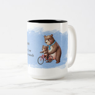 Greatest Dad in this neck of woods Two-Tone Coffee Mug