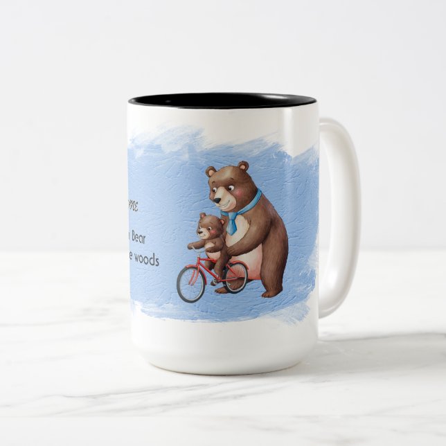 Greatest Dad in this neck of woods Two-Tone Coffee Mug (Front Right)