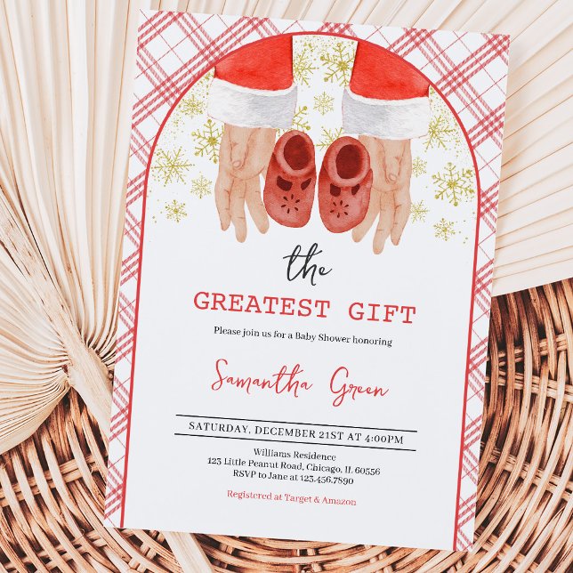Greatest Gift Baby Shower Invitation (Creator Uploaded)