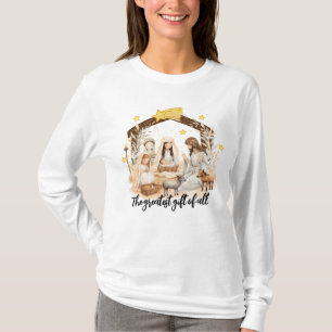 Greatest Gift Jesus Christmas Nativity T-Shirt