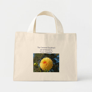 Greatest Grandma's promoted to Great Grandma Mini Tote Bag