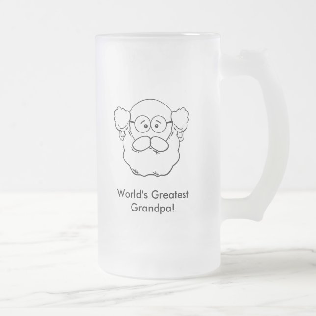 Greatest Grandpa Frosted Mug (Right)