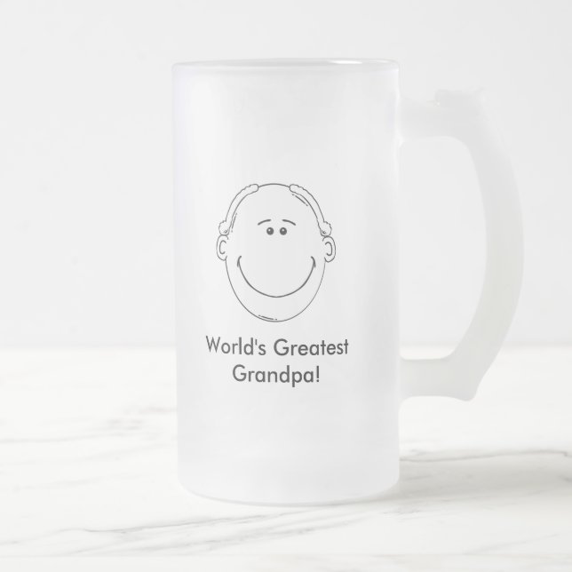 Greatest Grandpa Frosted Mug (Right)
