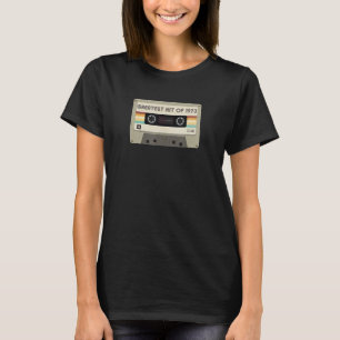 Greatest Hit Of 1973 Birthday Retro Cassette Tape  T-Shirt