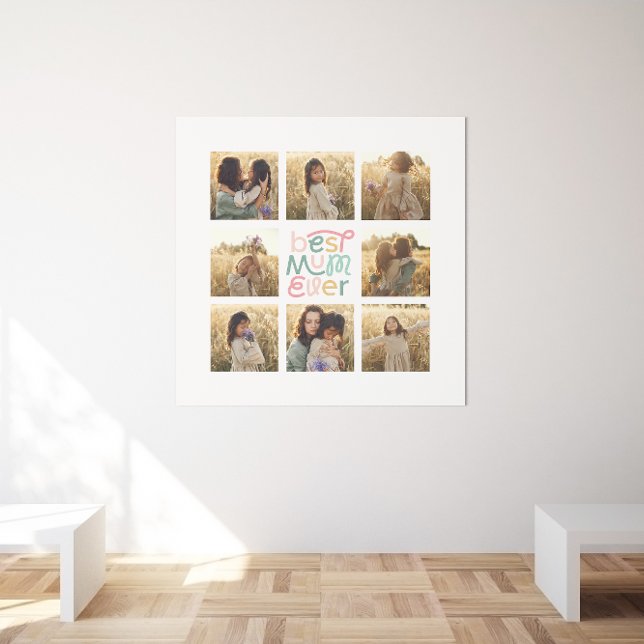 Greatest Mum multi photo elegant stylish Poster (Creator Uploaded)