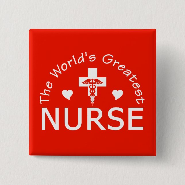 Greatest Nurse button (Front)