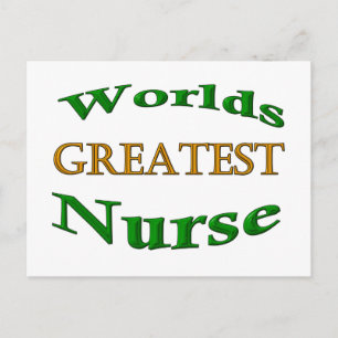 Greatest Nurse Postcard