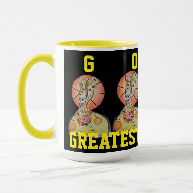 Greatest of all Time Basketball Mug (Left)