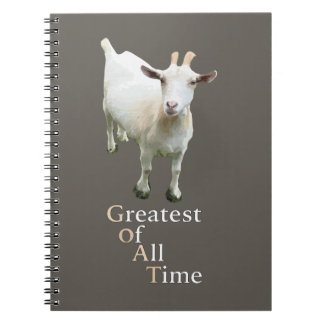 Greatest of all time Goat Notebook