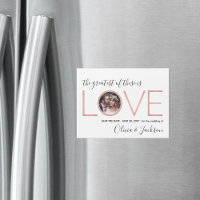 Greatest of These is Love Wedding Save the Date