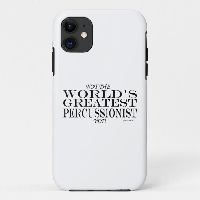 Greatest Percussionist Yet Case-Mate iPhone Case (Back)