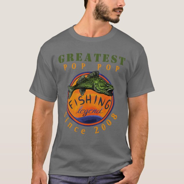 Greatest Pop Pop Father’s Day T-Shirt (Front)