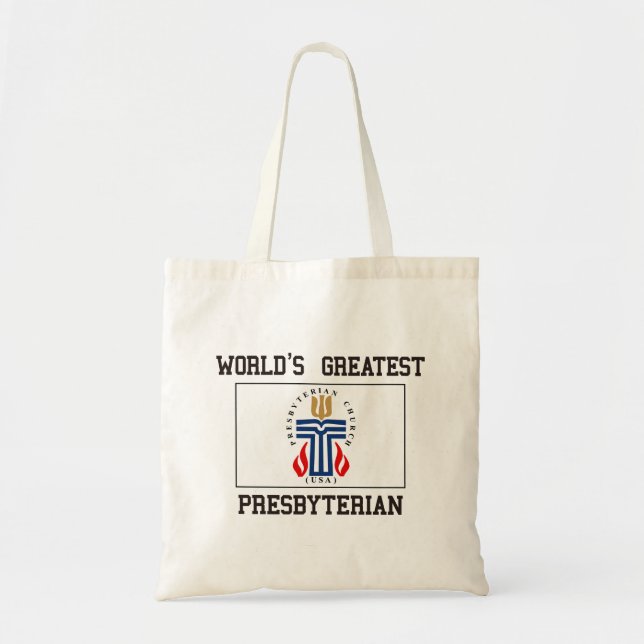 Greatest Presbyterian Tote Bag (Front)