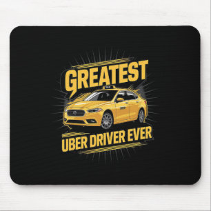 Greatest Uber Driver Ever Uber Driver Funny 1 Mouse Mat