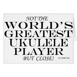Greatest Ukulele Player Close