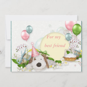 Greatings card for dog birthday