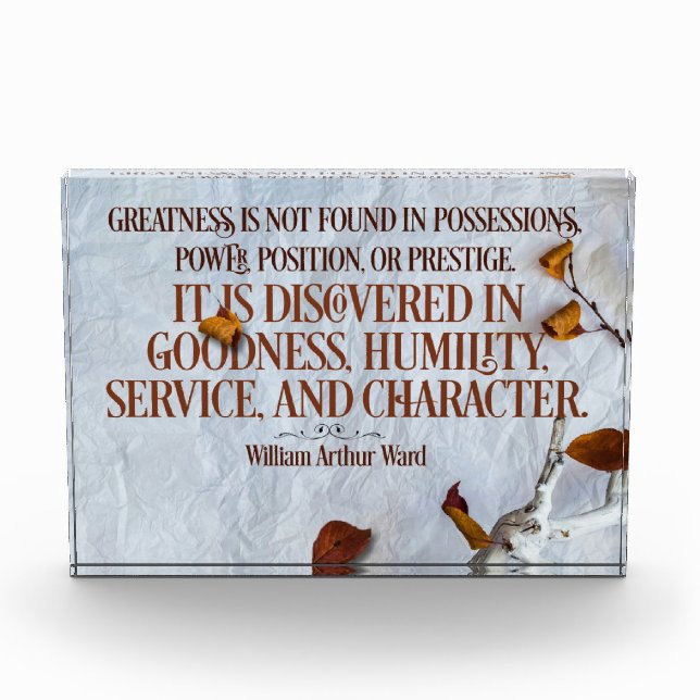 Greatness is Discovered Photo Block (Front)