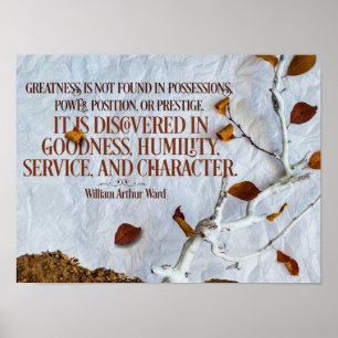 Greatness is Found Poster