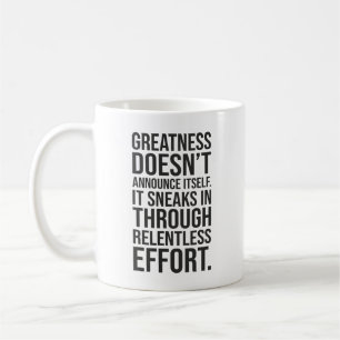 Greatness - Success Hustle Motivational Coffee Mug