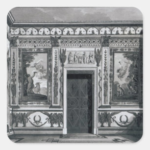 Grecian salon, from 'Architectural Square Sticker