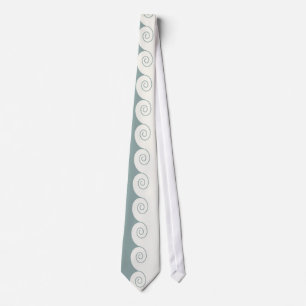 Grecian Spiral Wave Tie