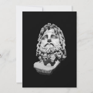 Greco Roman Bust Card
