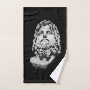 Greco Roman Bust Hand Towel