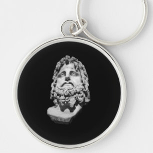 Greco Roman Bust Key Ring