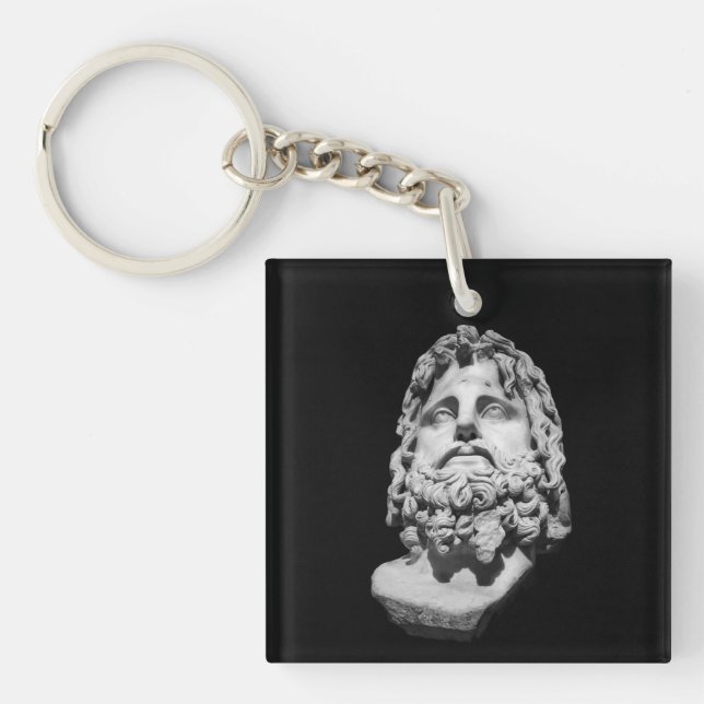 Greco Roman Bust Key Ring (Front)