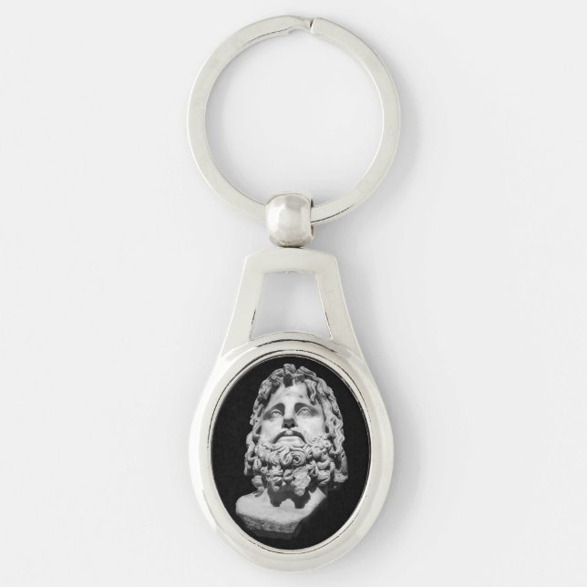 Greco Roman Bust Key Ring (Front)