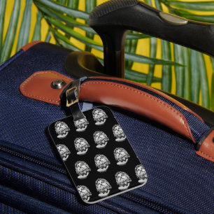 Greco Roman Bust Luggage Tag