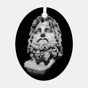 Greco Roman Bust Metal Tree Decoration
