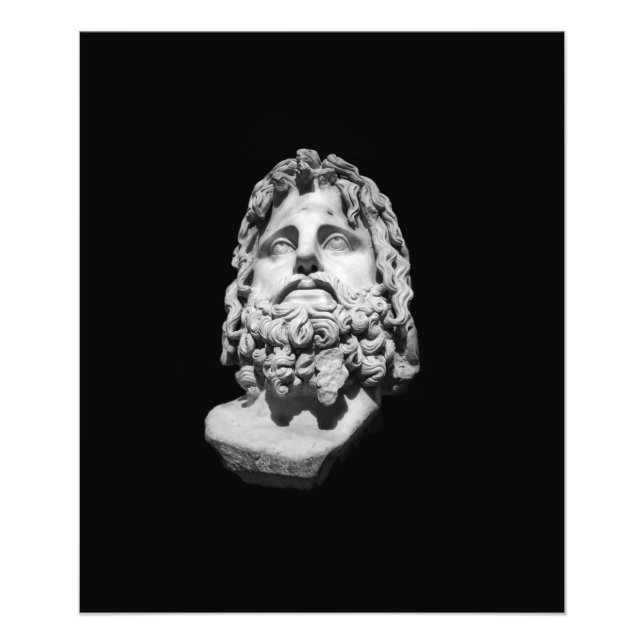Greco Roman Bust Photo Print (Front)