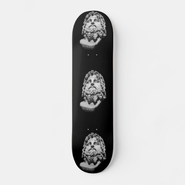 Greco Roman Bust Skateboard (Front)