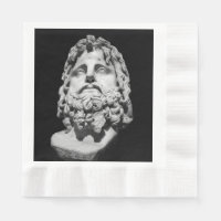 Greco Roman Marble Bust Classical Black and White