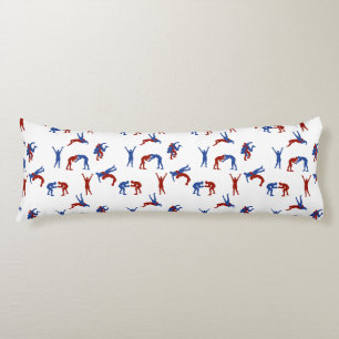 Greco Roman Wrestling Pattern Body Cushion
