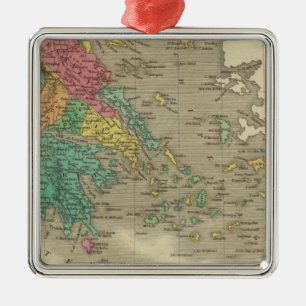 Greece 10 metal tree decoration