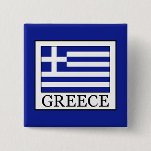 Greece 15 Cm Square Badge
