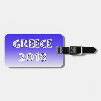 Greece 2018  Luggage Tag