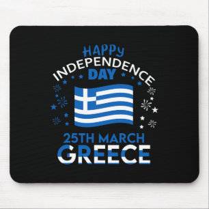 Greece 203rd Independence Day Greek Pride Greece F Mouse Mat