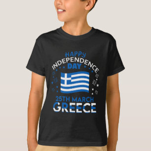 Greece 203rd Independence Day Greek Pride Greece F T-Shirt